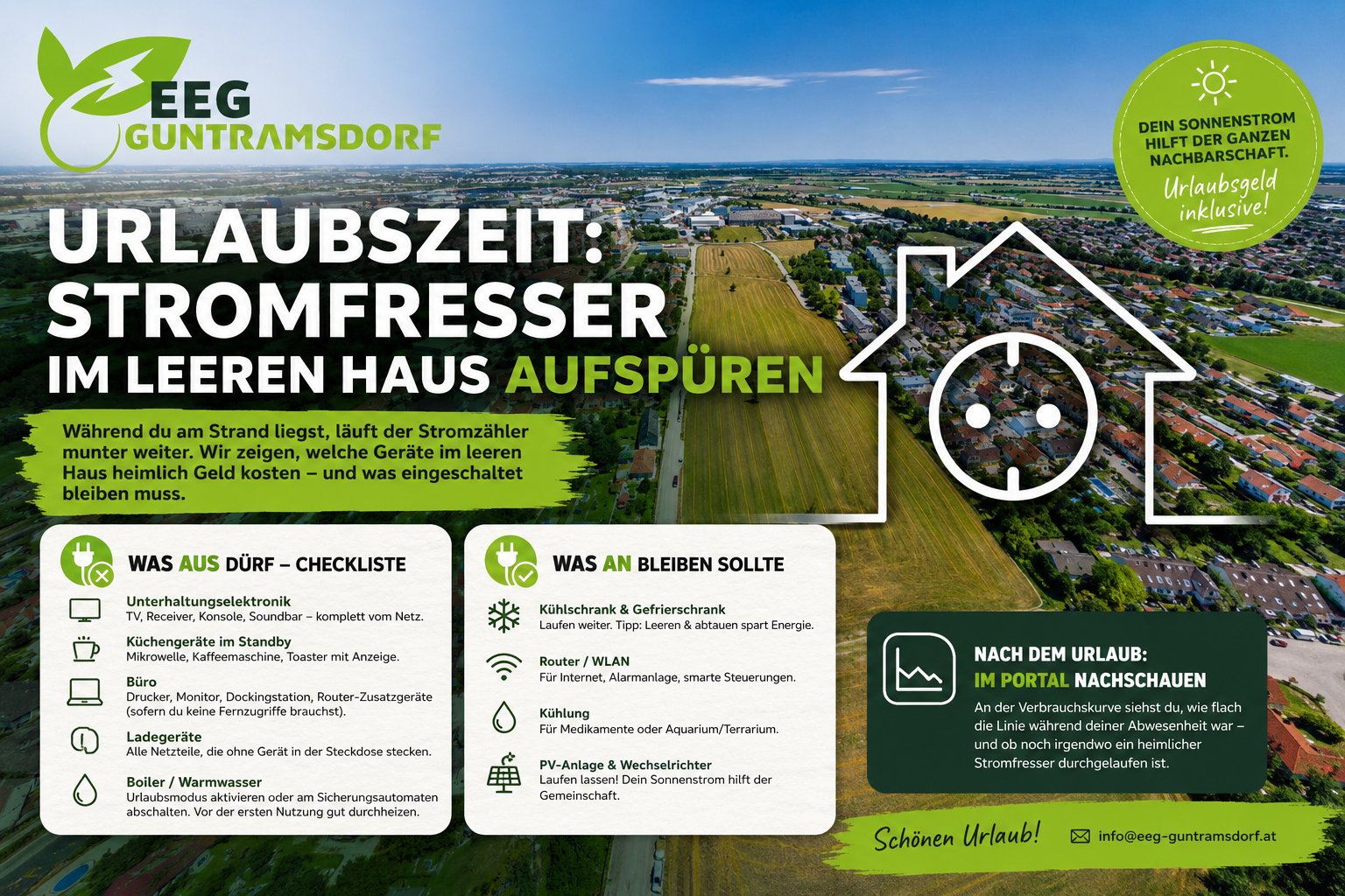 Urlaubszeit: Stromfresser im leeren Haus aufspüren